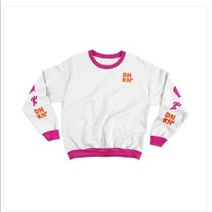 Dunkin cropped sweatshirt 2XL brand new